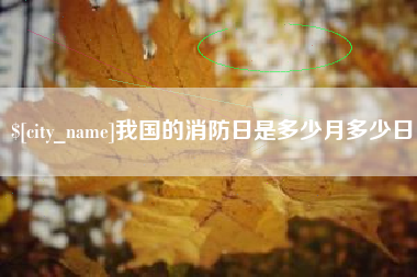 果洛我国的消防日是多少月多少日