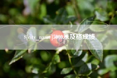 果洛5000米及格成绩