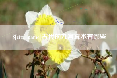 果洛古代的九宫算术有哪些