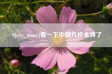 果洛看一下中国几枚金牌了