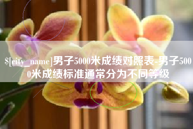 果洛男子5000米成绩对照表-男子5000米成绩标准通常分为不同等级
