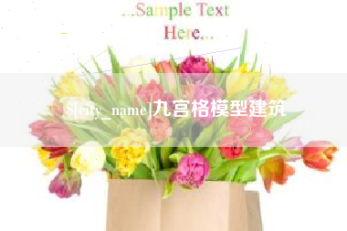 果洛九宫格模型建筑