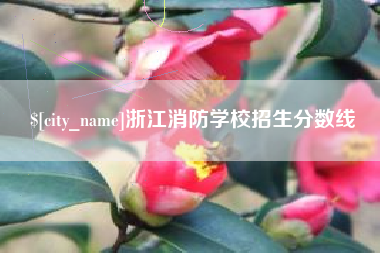 果洛浙江消防学校招生分数线