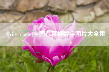 果洛中国九宫格数字图片大全集