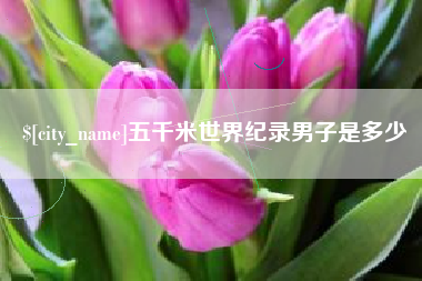 果洛五千米世界纪录男子是多少