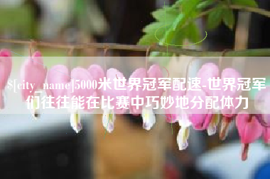 果洛5000米世界冠军配速-世界冠军们往往能在比赛中巧妙地分配体力