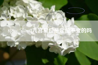 果洛九宫星位是定位不变的吗