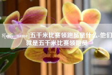 果洛五千米比赛领跑员是什么-他们就是五千米比赛领跑员