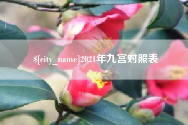 果洛2021年九宫对照表