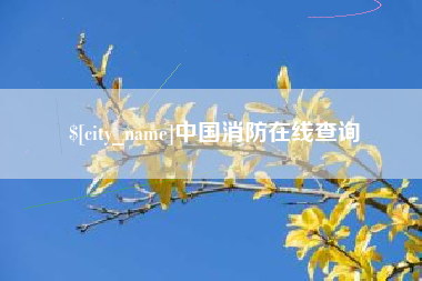 果洛中国消防在线查询