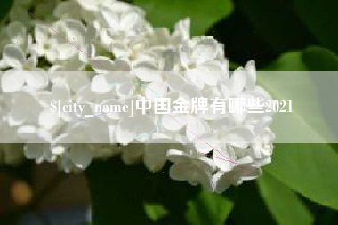 果洛中国金牌有哪些2021
