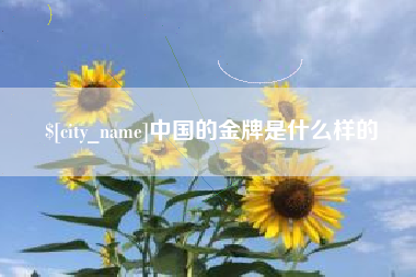 果洛中国的金牌是什么样的